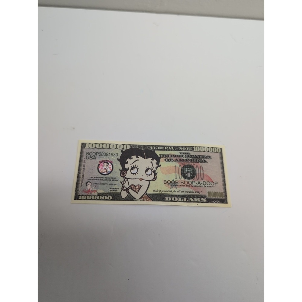 Betty‎ Boop Million Dollar Bill